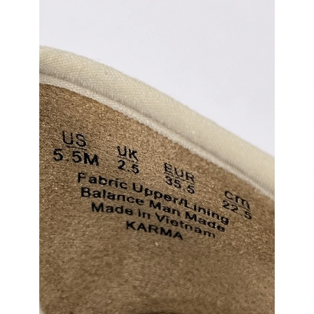 LifeStride Women's Karma Loafer Espadrille Wedges Almond‎ Toe Jute Wrap Sz 5.5